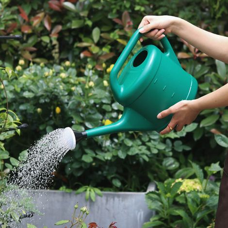 Arrosoir - Plastique Résine Épaisse - Bec Long Détachable - Pour Intérieur Extérieur Jardin Plantes D'intérieur Bonsaï - Capacité 3 L 5 L 8 L ou 10 L (1/5)