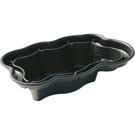 Ubbink – Bassin préformé 240 L – HDPE haute densité – Résistant aux UV et au gel – Profondeur 40-45 cm – Pour plantes aquatiques et poissons