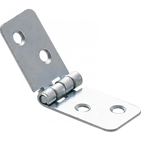 Universelles Stahlscharnier für Bett, L 20 x B 80 mm HETTICH