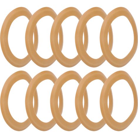 Lot de 10 segments de piston isolés en caoutchouc pour pompe à huile 550 W + compresseur d'air silencieux offert (1/5)