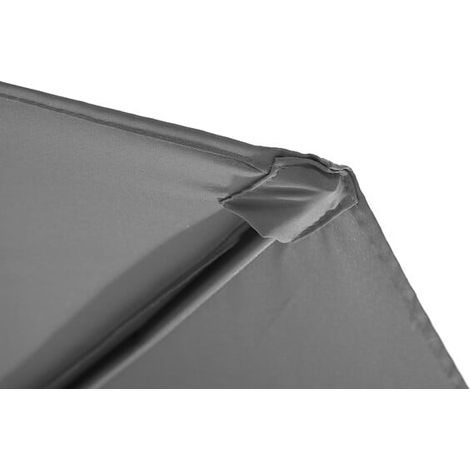 Parasol de balcon - Gris - 297x147x249cm