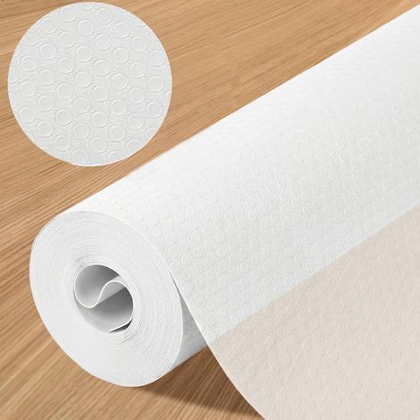 Tapis De Tiroir, 30cmx500cm Tapis Antidérapant pour Tiroir De Cuisine, Tapis De Tiroir Non Adhésif, Tapis De Protection pour Armoire, Eva Transparent pour Placards De Cuisine Et Étagères (1/5)