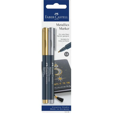 Set de marqueurs Metallics, 2 couleurs, épaisseur 1,5 mm (1/5)