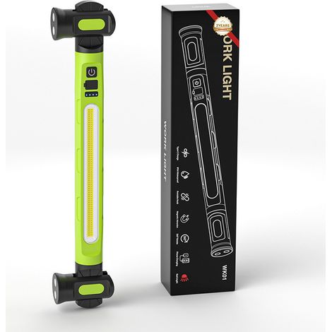 Lampe de travail portable pour la réparation automobile, avec batterie 5200 mAh et crochet magnétique. (1/5)
