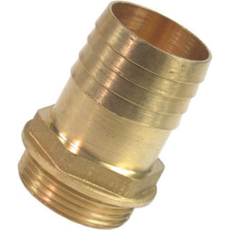 RACCORDO FILETTATO E PORTAGOMMA IN OTTONE- - filetto M 11/4 portagomma ø mm.30 - 5 pezzi