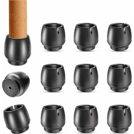 Triumph Silikon-Schutzpads für Schaukelstuhlbeine (17-21 mm), kompatibel mit runden Möbelbeinen (10er-Packung). (1/5)