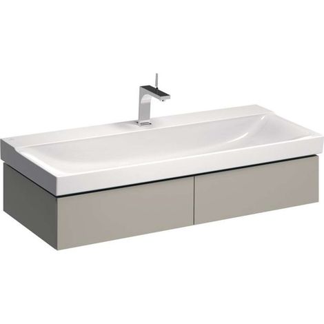 Geberit Xeno 2 mueble bajo lavabo, 1174x220x462mm, 2 cajones, (1/2)