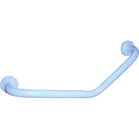 Hebe-Leiste aus Weißmetall, gebogen, 54 x 14 x 10