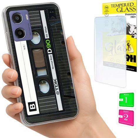 Funda para Motorola Moto E15 / Moto G05 con cubierta trasera y cristal 9H. (1/5)