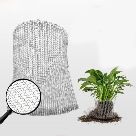 Rete protettiva per piante contro topi e reti, accessori per giardinaggio, sacchetti in rete metallica, confezione da 10.