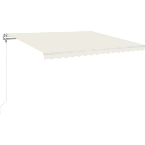 Maison Exclusive - Tenda da Sole Retrattile Automatica 450x350 cm Crema (1/5)