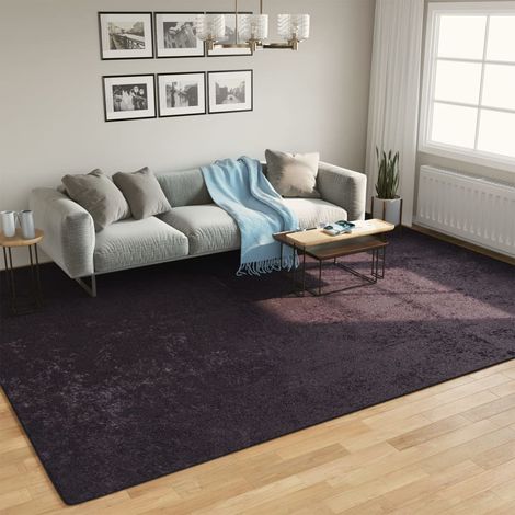 Teppich Waschbar Anthrazit 400x300 cm vidaXL (1/5)