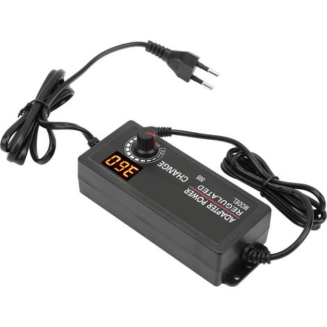 Adaptateur secteur régulé 3-24 V 3 A, 72 W, avec prise secteur AC110240 V EU (1/5)