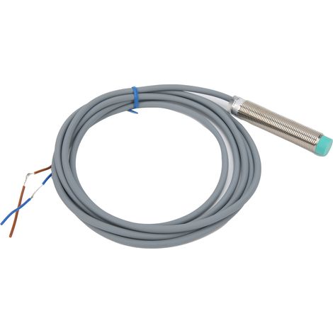 Interrupteur de proximité BERM cylindrique en laiton, 2 fils, sans induction, pour commande d'alimentation 10-30 V CC (1/5)