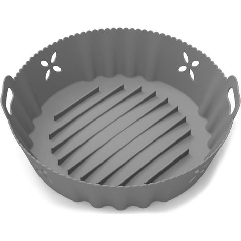 1 Accessoire friteuse, Récipient silicone, Revêtement antiadhésif, Cuisson haute température, Pour friteuse à air chaud (1/5)