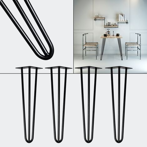 4 pieds de table de 71 cm de haut. Design loft et industriel (1/5)