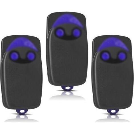 3 Pièces Remplacement pour télécommande NICE, télécommande portail 433,92MHz 2 canaux, compatible avec Flo1r-s, Flo2r-s, Flo4r-s (1/5)