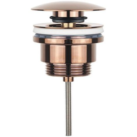 BONDE DE LAVABO UNIVERSEL CLIC-CLAC REA GOLD--or rose (1/3)