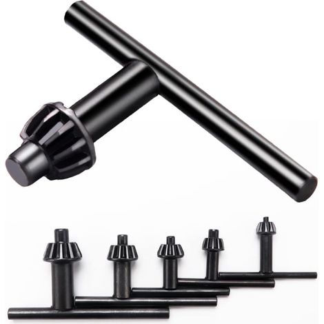 Lot de 5 clés de mandrin de rechange pour perceuse électrique 4 mm, 6 mm, 10 mm, 13 mm, 16 mm (1/5)