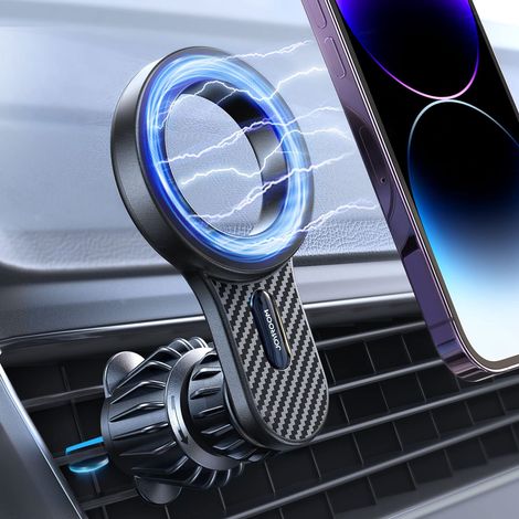 2023 Design für magnetische Autotelefonhalterung, [Nicht blockierende Entlüftung] [Militärmagnet] Universelle Belüftung (1/4)