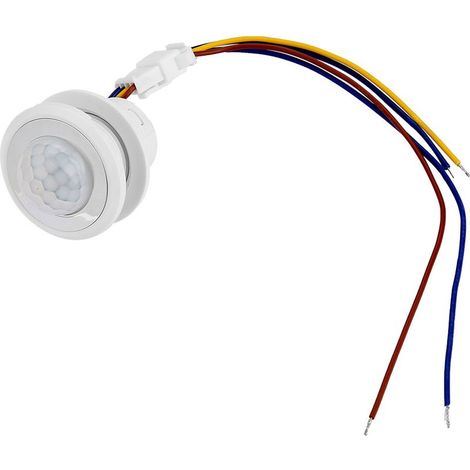 Interrupteur à détecteur de mouvement infrarouge automatique à LED Mr HW08F, 1-40 W, 45 x 40 mm (1/4)