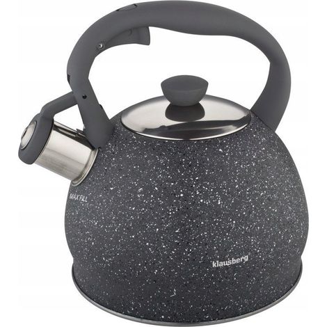 Hervidor de agua con silbato de mármol KLAUSBERG KB-7321 de 2 l (1/5)