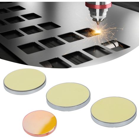 Kit de lentilles laser 25-20 avec 3 miroirs et 1 lentille de focalisation, miroir de 25 mm et lentille de focalisation de 63,5 mm. (1/5)