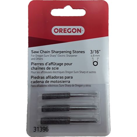 Set 3 pietre affilatrici non filettate per motoseghe 3/16" - OREGON 31396 (1/3)