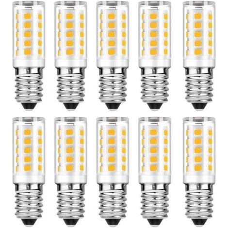 BUNTHAUS 10er-Pack E14 LED-Lampen – Warmweiß (3000 K) – 5 W (entspricht einer 50-W-Glühbirne) – 500 lm (nicht dimmbar)