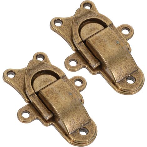 Loquet à bascule Kisangel Vintage en métal pour boîte bois (1/5)