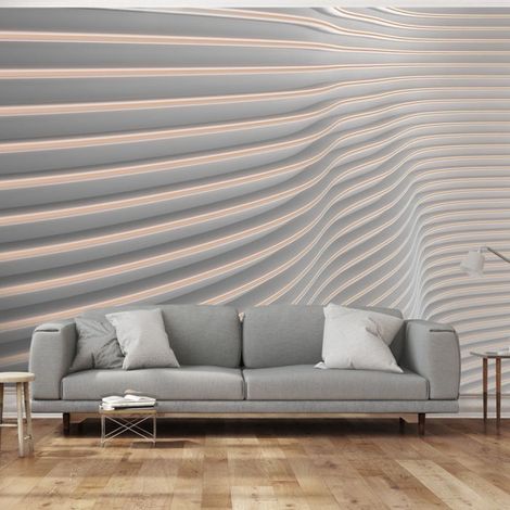 Papier Peint "Cool Stripes" 245 x 350 cm (1/2)
