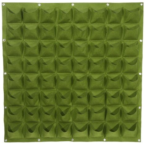 Pochettes De Culture 64 Compartiments En Vert Pour Jardinage (1/3)