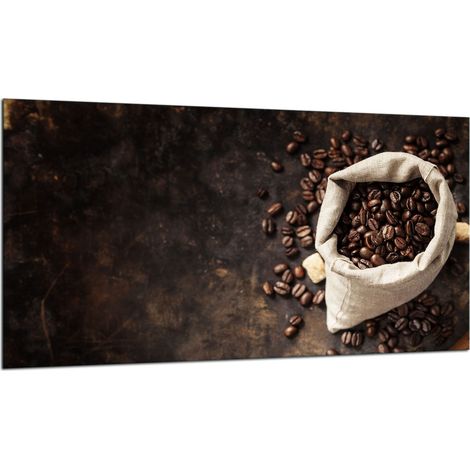 PLAQUE DE PROTECTION EN VERRE POUR CUISINIÈRE 90X52 CAFÉ (1/5)