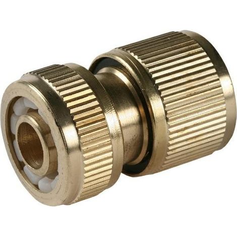 GREENMILL RACCORDO RAPIDO PER TUBO DA GIARDINO IN OTTONE 1/2"