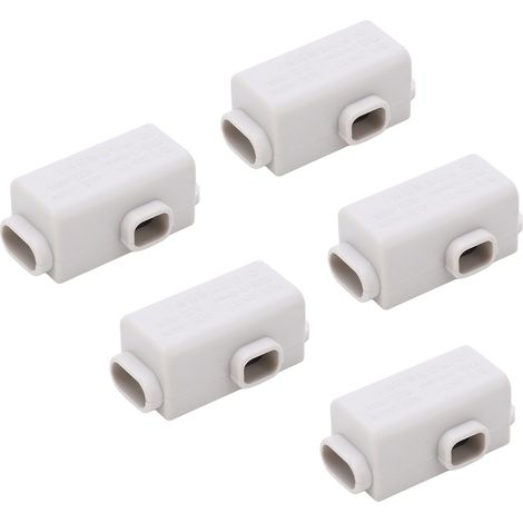 Lot de 5 blocs de jonction en T ZK T1 pour câbles haute puissance 400 V 60 A (1/5)