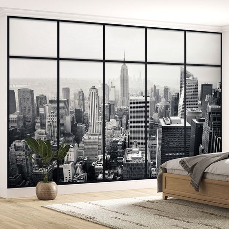 Papier peint panoramique Trompe l'oeil Verrière - New york - 130 cm x 82 cm (1/5)
