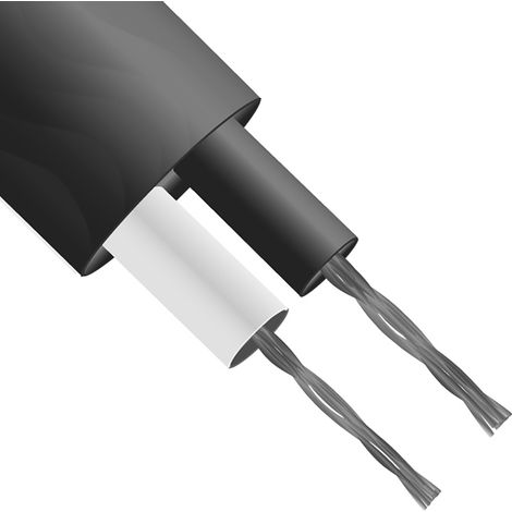 Câble pour thermocouple type J RS PRO, 10m, Non blindé, temp. max. +105°C, gaine PVC ( Prix pour Bobine de 10 Mètres ) (1/2)