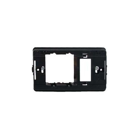SUPPORTO PER PLACCHE PER PRESA SCHUKO + 1 POSTO- - presa schuko + 1 posto - 10 pezzi
