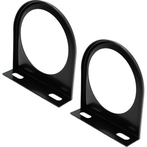 Dashboard Gauge Bracket Heavy Duty Black Iron Hole Mount 2