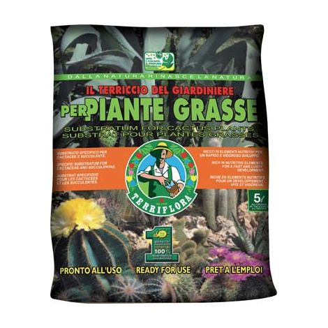 TERRICCIO PIANTE GRASSE TERRIFLORA  LT 5 (216)