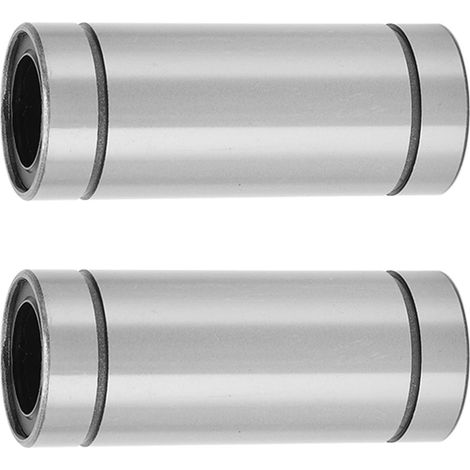 roulements à billes linéaires en acier, diamètre intérieur 20 mm, diamètre extérieur 32 mm, longueur 80 mm, référence LM20LUU, pour machines et équipements.