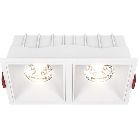 Maytoni Alfa LED faretto incasso rettangolare 30W 3000K bianco (1/2)