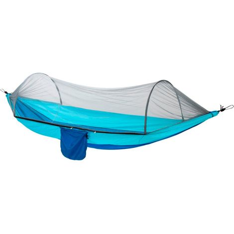 Reisehängematte im Freien mit Moskitonetz 140x260cm, assortierte Farben