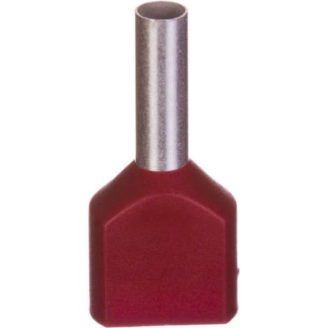 Terminale a ghiera isolato HI 2X1.5/8 E08KH-02020101301 /500 pezzi/
