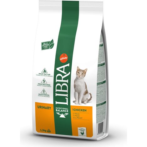Libra Urinary au poulet pour chats - Aliment pour chats souffrant de problèmes urinaires