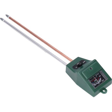 Sonde de test numérique multifonction 3 en 1 : pH-mètre, humidimètre, testeur d'éclairement, pour l'intérieur et l'extérieur. (1/5)