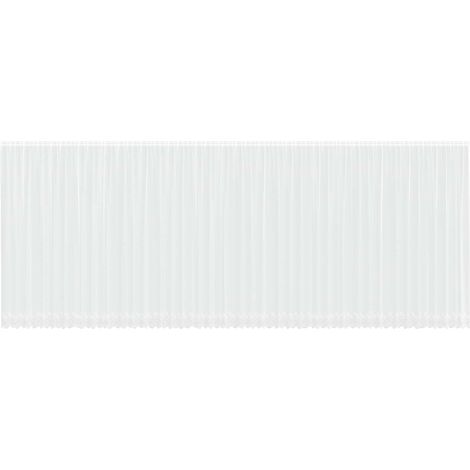 Maison Exclusive - Spitzenvorhang mit Vorhängen Weiß 260 x 1200 c