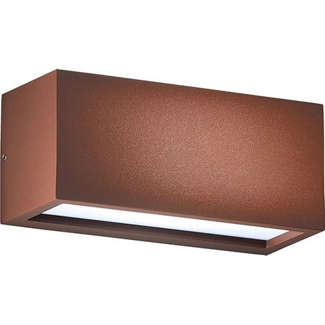 Applique GUAVA LED Double Émission 12W 120°-120° Marron IP65 4000K - Éclairage Mural Extérieur Groupe Rossini (1/4)