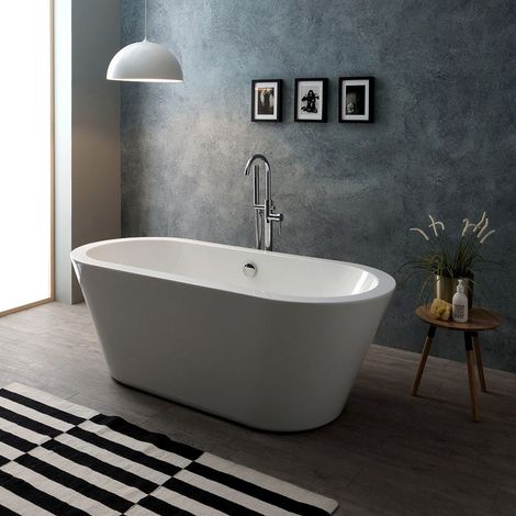 Vasca Freestanding In Acrilico Bianco  Cynderella