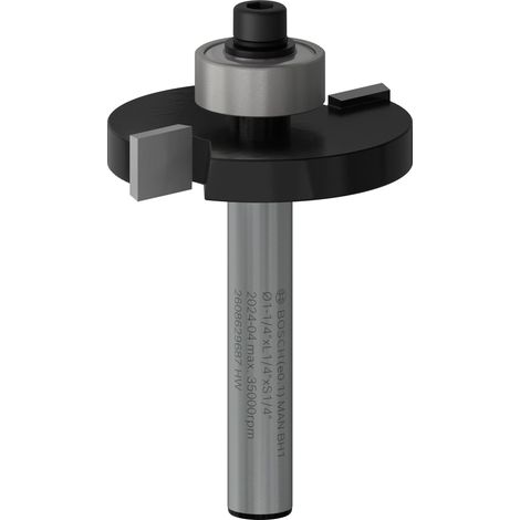 Bosch Trimmer PRO Router Bit Slotting L 1/4 Shank 1/4 2608629687 (1/5)